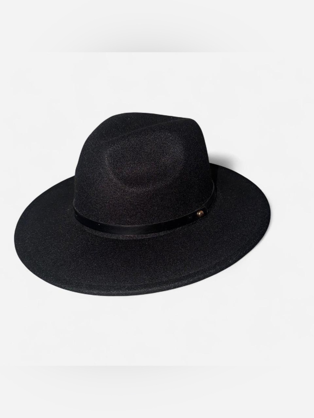 Melrose and Market Black Wool Felt Fedora Hat